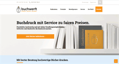 Desktop Screenshot of buchwerft.de